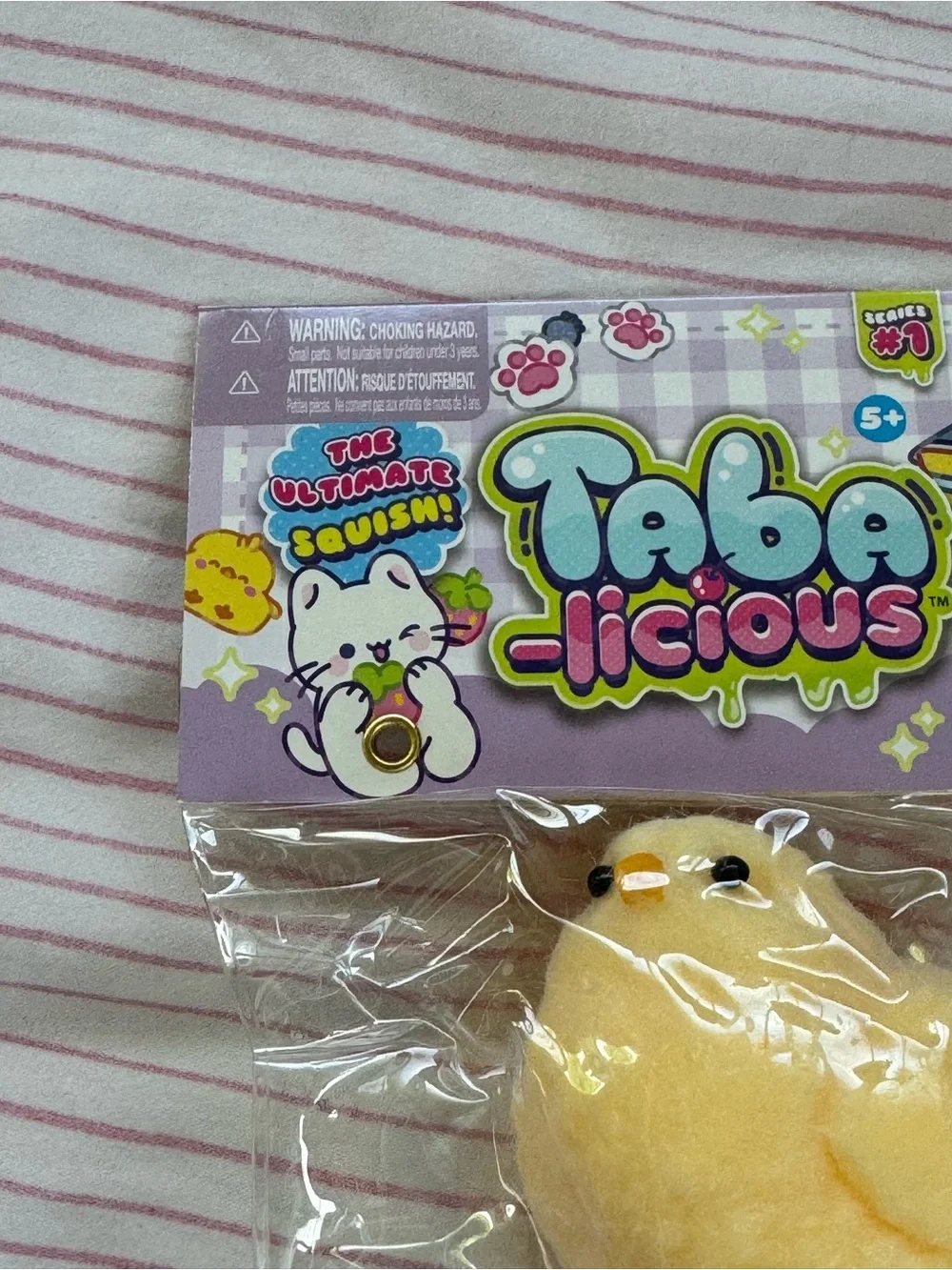 Tabalicious Yellow Chick Squishy Toy by OrbCuriosities Series 1 New NWT